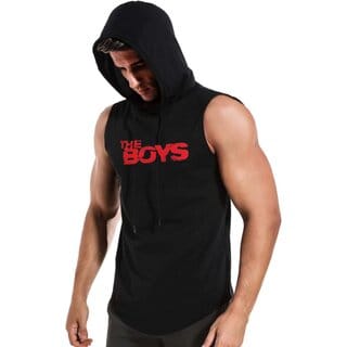 HIT SQUARE Polyster Gym/Sports Hood Cotton Blend Tshirt For Men (The Boys)