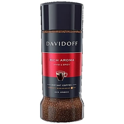 Davidoff Rich Aroma Instant Coffee, 100 g Bottle