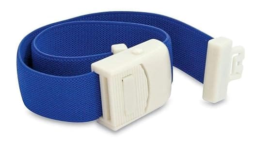 Tourniquet Elastic Belt for Blood Collection with Plastic Buckle multi color (Pack of 2)