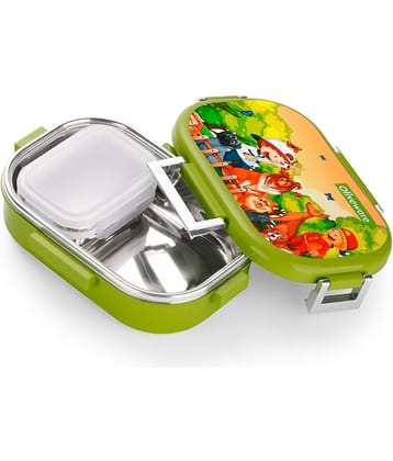 Oliveware Snacky Stainless Steel Lunch Box (Pack of 1)