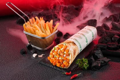 Veg Shawarma & Side Meal Veg Shawarma & Side Meal