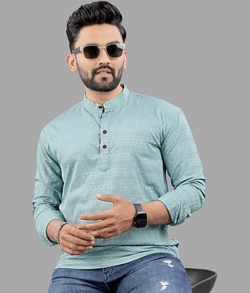 Nofilter Black Cotton Blend Men's Shirt Style Kurta ( Pack of 1 )