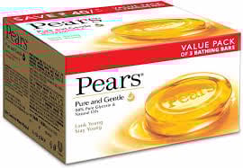 PEARS PURE&GENTLE 3*125GM