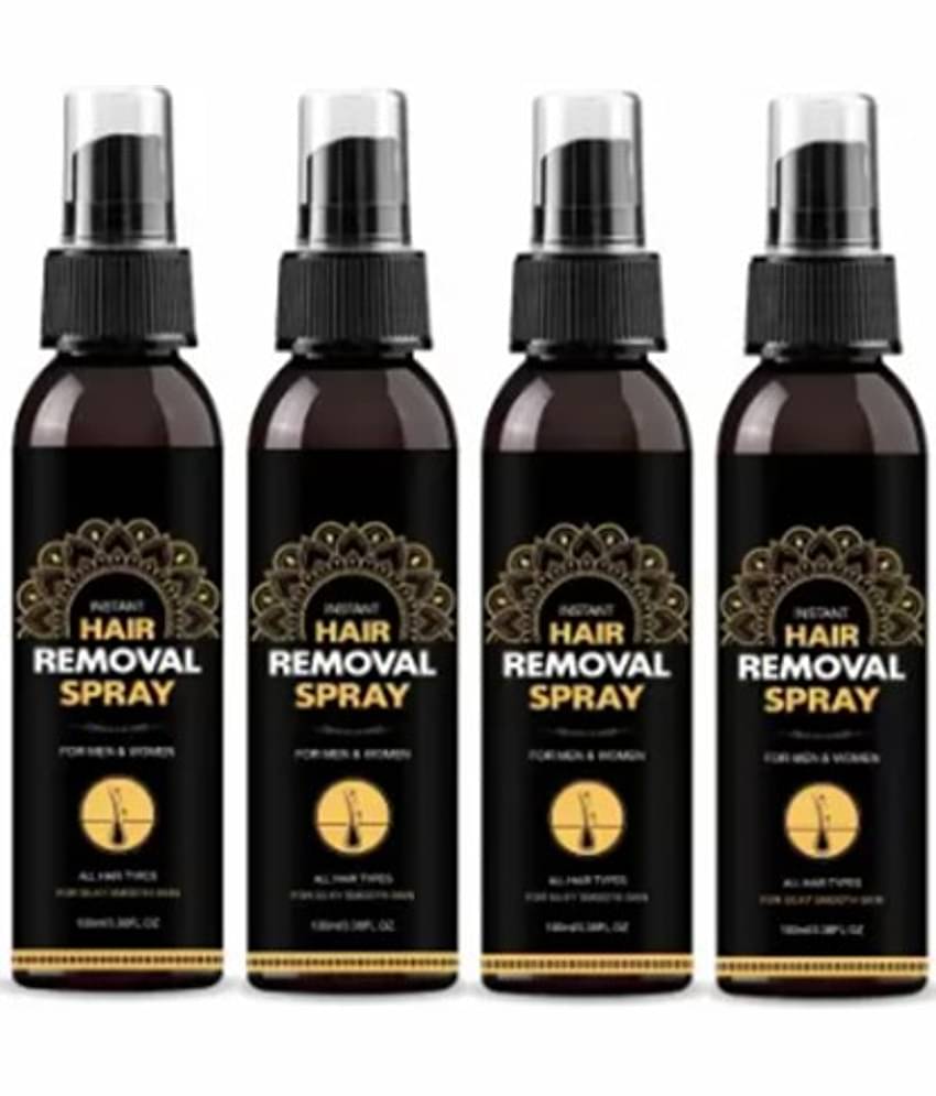 BEJOY Natural Hair Removal Spray for Men & Women 400 ( Pack of 4 )