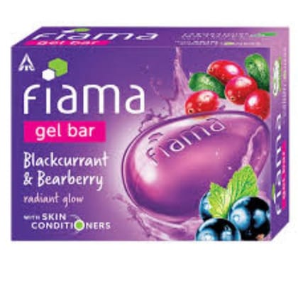 Fiama Gel Bar Blackcurrant & Bearberry, 75 gm