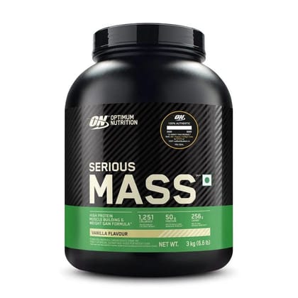 Optimum Nutrition Serious Mass - Ultimate Weight Gainer-6.6 Lbs / Vanilla