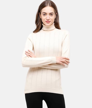 98 Degree North Cotton Off White Pullovers - Single