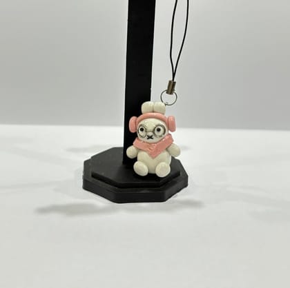 BUNNY PHONE CHARM (PINK)