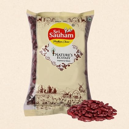 Sri Sauham Rajma Sharmilli, Unpolished Red Kidney Beans - 1kg