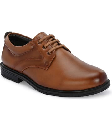 YOU LIkE Tan Men's Derby Formal Shoes