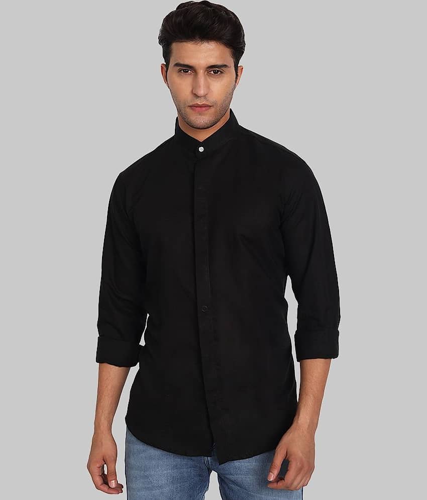 Vida Loca - Black 100% Cotton Slim Fit Men's Casual Shirt ( Pack of 1 )