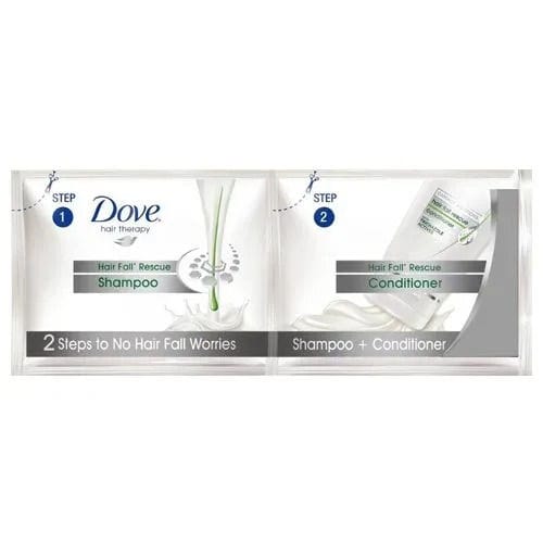 Dove Shampoo - Hair Fall Rescue Twin Pack, 12 ml