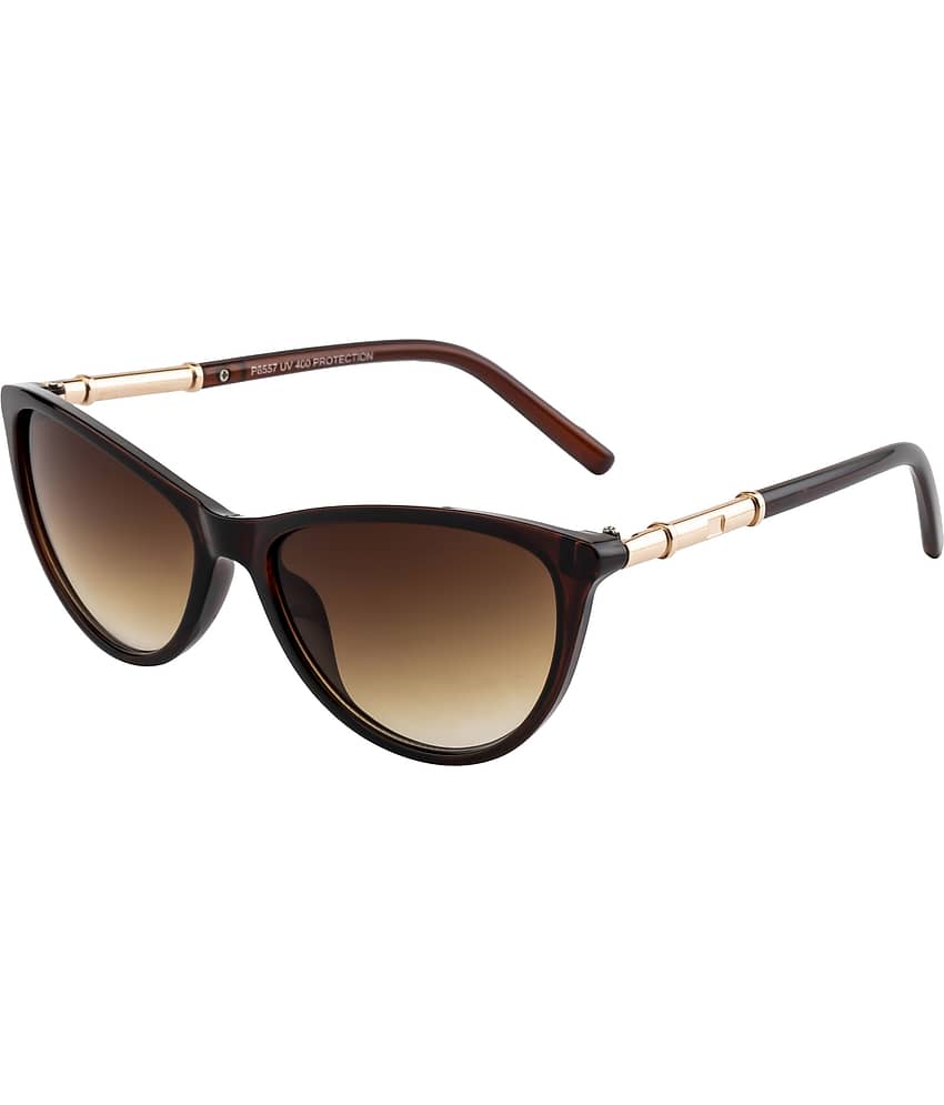 Fair-X Brown Oval Sunglasses ( Pack of 1 )