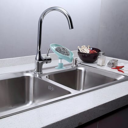 Self Draining Soap Holder for Bathroom Leaf Shape Soap Tray