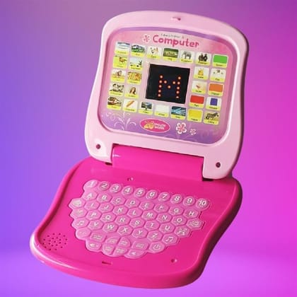 PlayMagic My Learning Toy Laptop- Pink