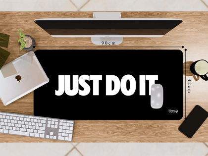 "Just Do It" Gaming Mousepad- Elevate Your Gaming Experience-Extra Large (42CM X 90CM)