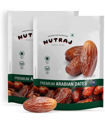 Nutraj Arabian Dates 1 Kg (500g X 2), Khajur 1 Kg