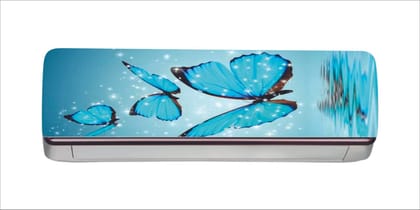 DreamKraft Beautiful Butterfly with Shining AC Sticker (Multicolor PVC Vinyl, 30cm X 91cm)