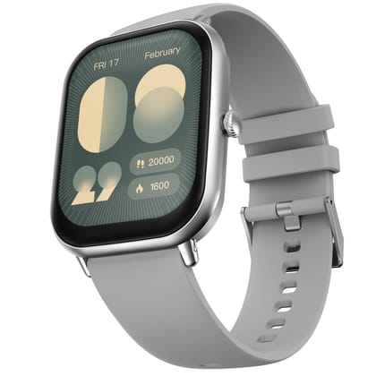 Fire Boltt Ninja Call Pro Max Smart Watch(BSW128) with  2.01 inch Display, Bluetooth Calling, 120+ Sports Modes, Health Suite, Voice Assistance- Grey