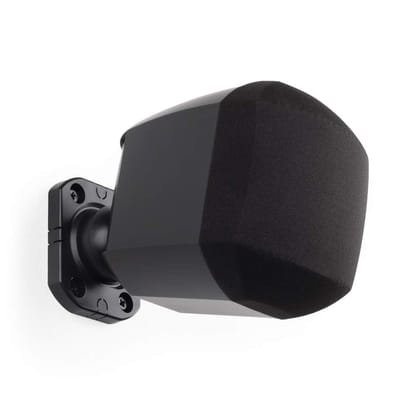 Winston Acoustics Mini Cube 3" Swivel Speaker – 40W Each (Amp Needed), 8 Ohm, Wired, Wall Mountable with Bracket, High-Volume Surround Sound for Home Theatre, Office, Restaurant, Retail – Black Winston Acoustics Mini Cube 3" Swivel Speaker – 40W Each (Am