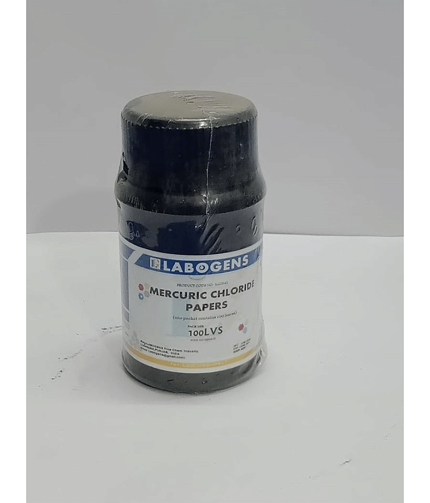 MERCURIC CHLORIDE PAPERS 100 LVS