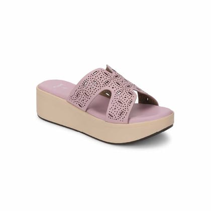 Bliss Laser Cut Wedge-Pastel Lavender / 3