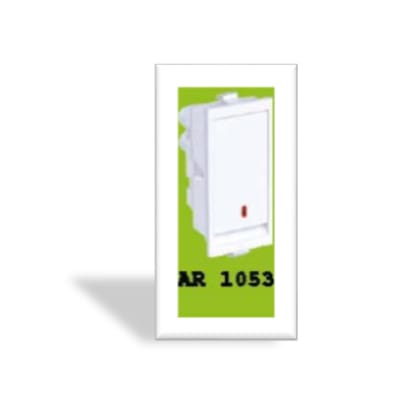 Helmer Fista 6A 1 Way Switch (with Indicator)