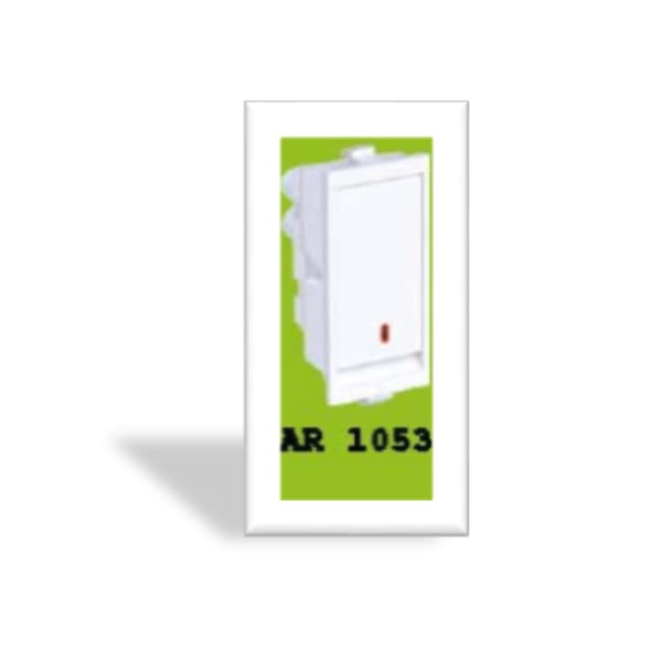 Helmer Fista 6A 1 Way Switch (with Indicator)