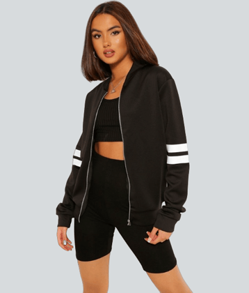 PP Kurtis - Polyester Black Jackets