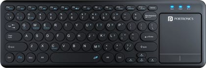 Portronics Bubble Pro Wireless Keyboard with Touchpad | 2.4GHz & Bluetooth Connectivity | Portable Handheld Keyboard Compatible with Windows PC, Laptop, Mac, Smart TV & Tablets (Black Or Random Color) Portronics Bubble Pro Wireless Keyboard with Touchpad | 2.4GHz & Bluetooth Connectivity | Portable Handheld Keyboard Compatible with Windows PC, Laptop, Mac, Smart TV & Tablets (Black Or Random Color)
