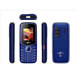 PEAR 200 (Blue)Phone with 1.8 INCH Display 3000MAH Battery Contains Many Indian Language Basic Keypad Phone