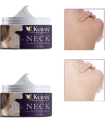 KURAIY Neck Back Whitening Cream For Lightening & Brightening All Skin types (50 g) pack of-2