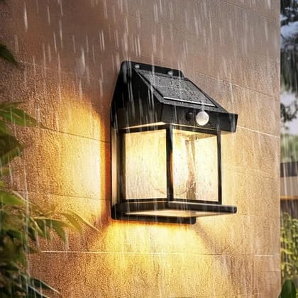Big Outdoor Solar Wall Light (Pack Of 2)💡🌞-Pack Of 2 @ Rs 1199