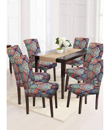 Cortina - 1 Seater Polyester Chair Cover ( Pack of 1 )