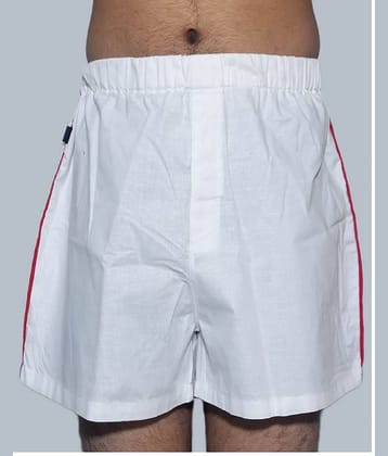 DESHBANDHU DBK Pack of 1 Cotton Briefs For Men's ( White )
