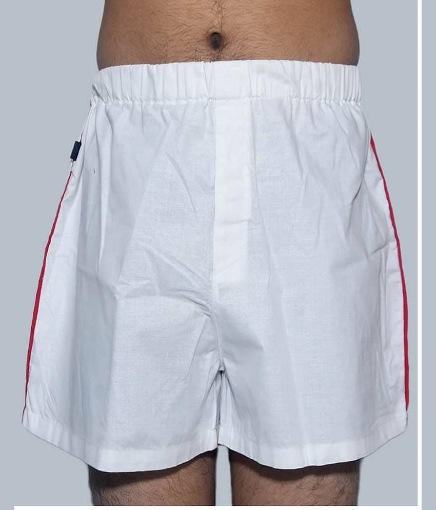 DESHBANDHU DBK Pack of 1 Cotton Briefs For Men's ( White )