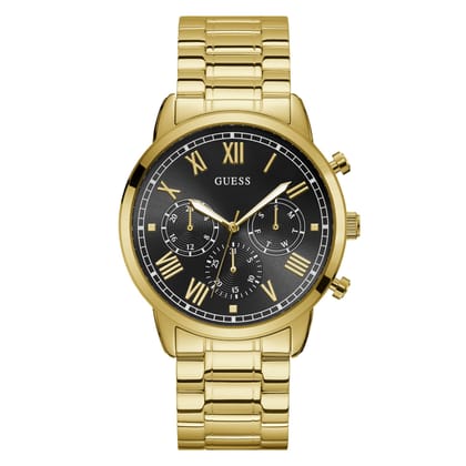 Guess Black Dial Men Analog Watch - U1309G2M-Black