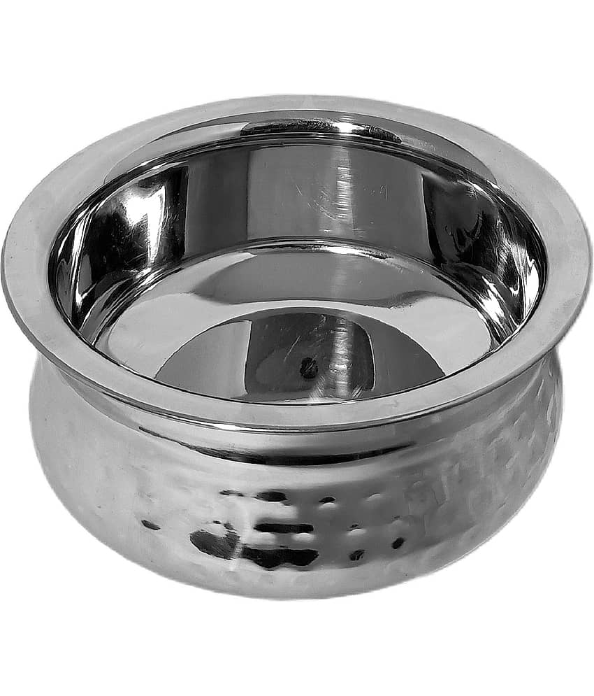 A & H ENTERPRISES Handi for Serving Stainless Steel Serving Handi 500 ml Silver ( Set of 1 )