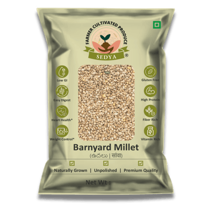 Sedya Two Millet Combo Barnyard & Foxtail Millet 2x500g
