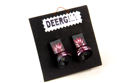 Floral Paint Earrings