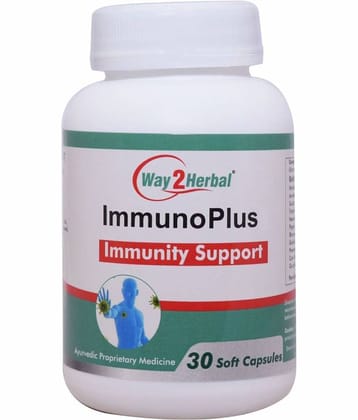 Way2Herbal Immuno Plus Capsule 30 No.S Pack of 1