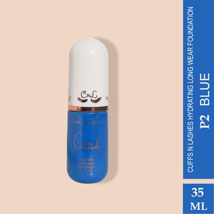 Cuffs N Lashes Cover Capsule Hydrating Foundation-P2-Blue