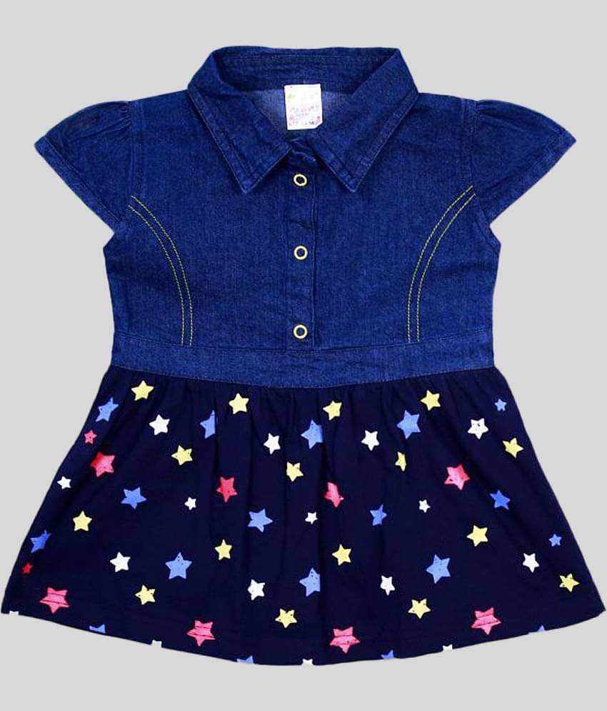 Me N My CLOSET Baby Girls 100% Cotton Frocks ( Multi )