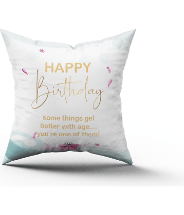 Ros - Multicolor Nylon Gifting Printed Cushion