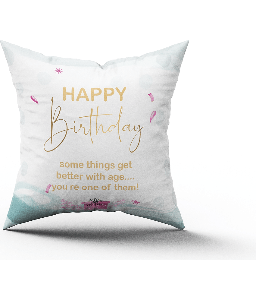 Ros - Multicolor Nylon Gifting Printed Cushion