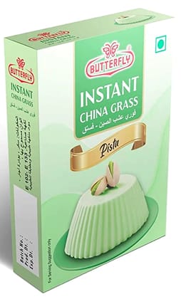 Butterfly Instant China Grass, 50g (Pista)  by Butterfly Dessert Mixes and Bakery Needs.