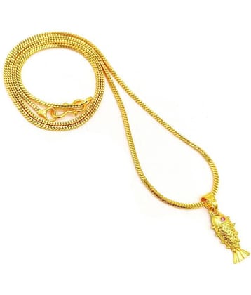 Jewarhaat - Golden Pendant ( Pack of 1 )