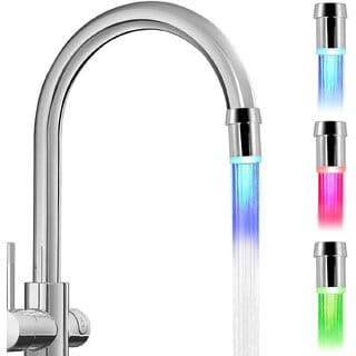 Led Faucet Light, For Bathroom & Kitchen, No Batteries Required (Pack Of 1) Swan Neck Faucet (Single Handle Installation Type) Led Faucet Light, For Bathroom & Kitchen, No Batteries Required (Pack Of 1) Swan Neck Faucet (Single Handle Installation Type)