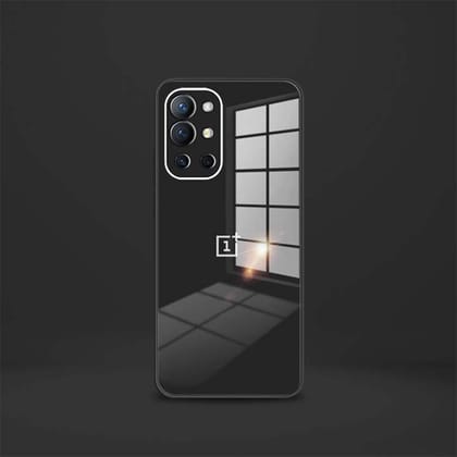 OnePlus 9R Aqua Square Tempered Glass Case-Black