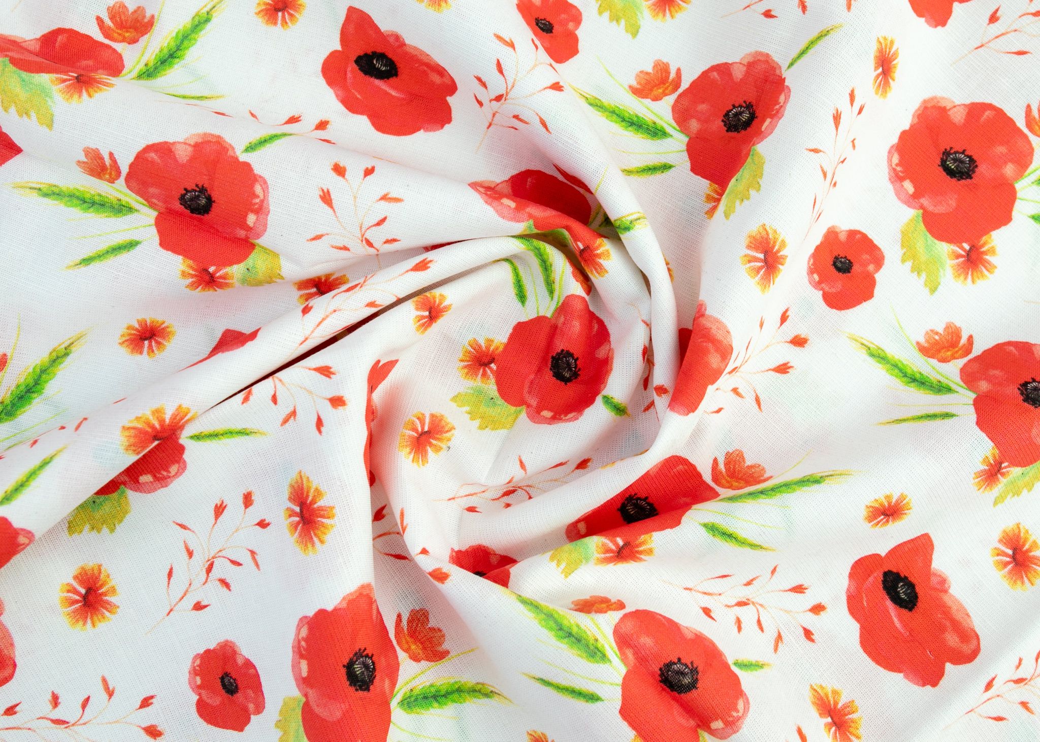 Linen Cotton Blend,Digital Print,Plain,White And Multi Colour Floral, Men And Women, Unstitched Shirting Or Top Fabric-1 Meter
